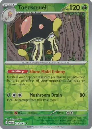 Paradox Rift Toedscruel #17/182 reverse holo